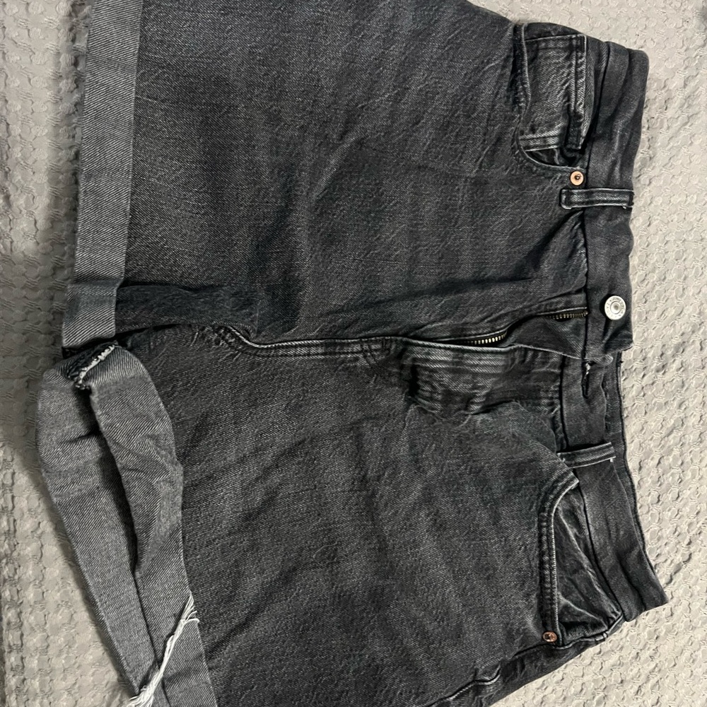 American Eagle Outfitters Black Denim Shorts